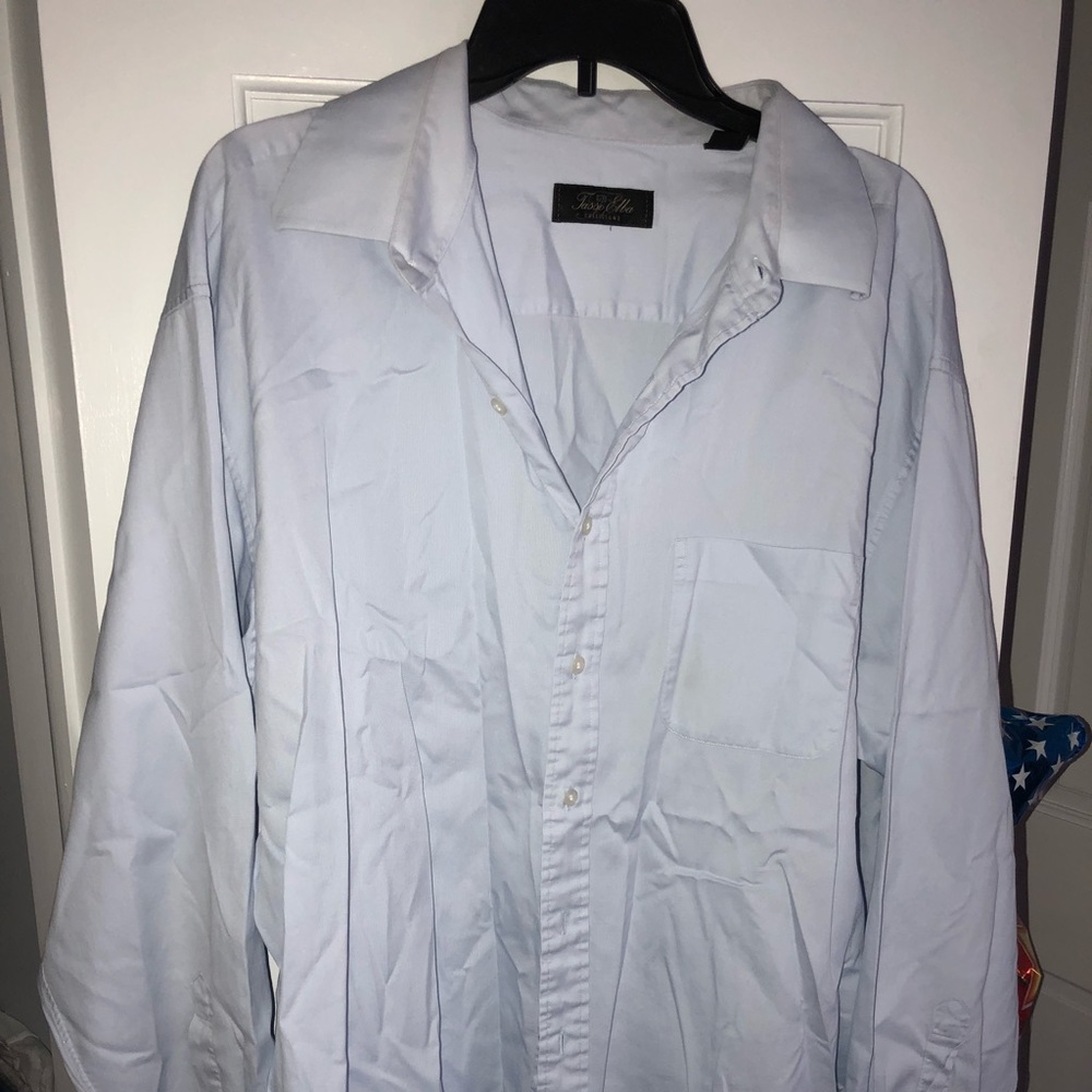 Tasso Ella long sleeved blue dress shirt